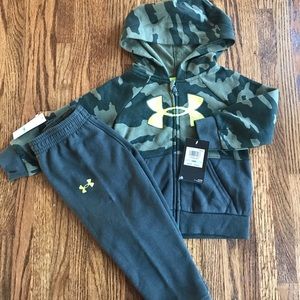 Under armour toddler size 18M hoodie & sweatpants